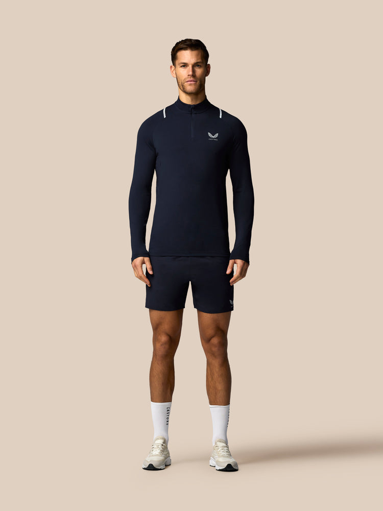 Herren Apex 6" Shorts mit Innenhose - Marineblau