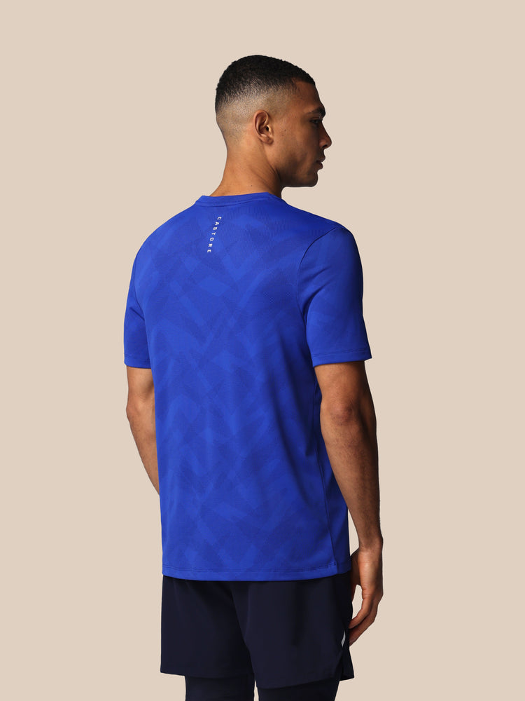 Herren Apex Engineered Kurzarm T-Shirt - Azure Blau