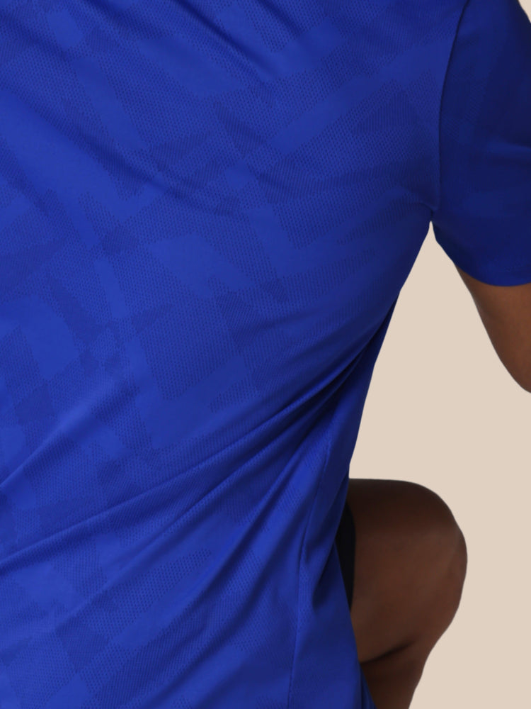 Herren Apex Engineered Kurzarm T-Shirt - Azure Blau