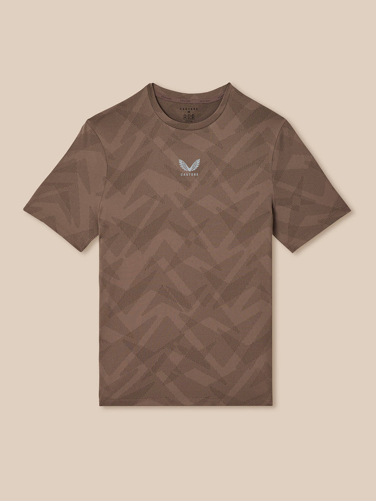 Herren Apex Engineered Kurzarm T-Shirt - Deep Taupe