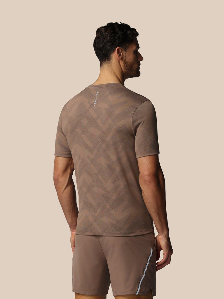 Herren Apex Engineered Kurzarm T-Shirt - Deep Taupe
