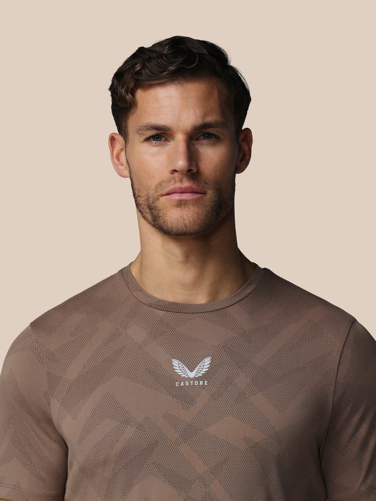 Herren Apex Engineered Kurzarm T-Shirt - Deep Taupe