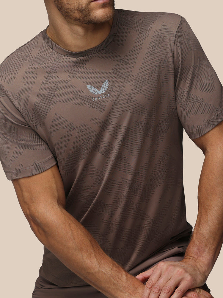 Herren Apex Engineered Kurzarm T-Shirt - Deep Taupe