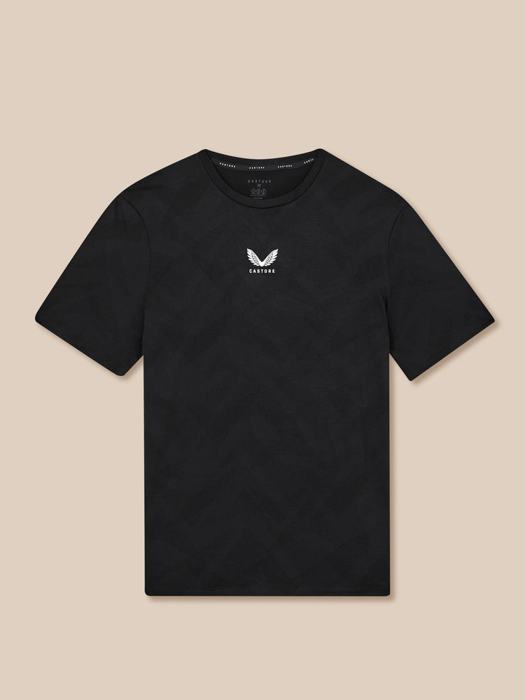 Herren Apex Engineered Kurzarm T-Shirt - Schwarz