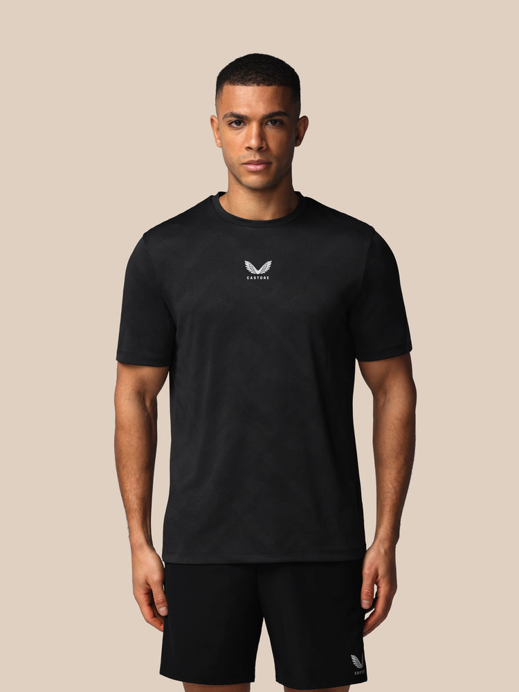 Herren Apex Engineered Kurzarm T-Shirt - Schwarz