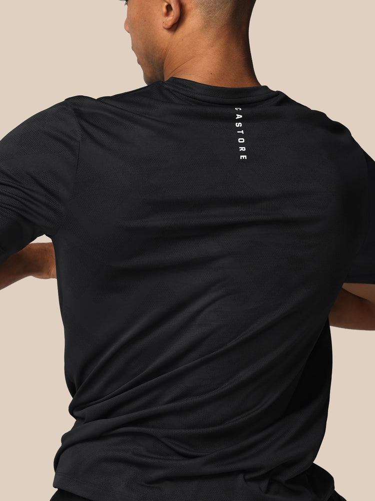 Herren Apex Engineered Kurzarm T-Shirt - Schwarz
