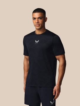 Herren Apex Engineered Kurzarm T-Shirt - Marineblau