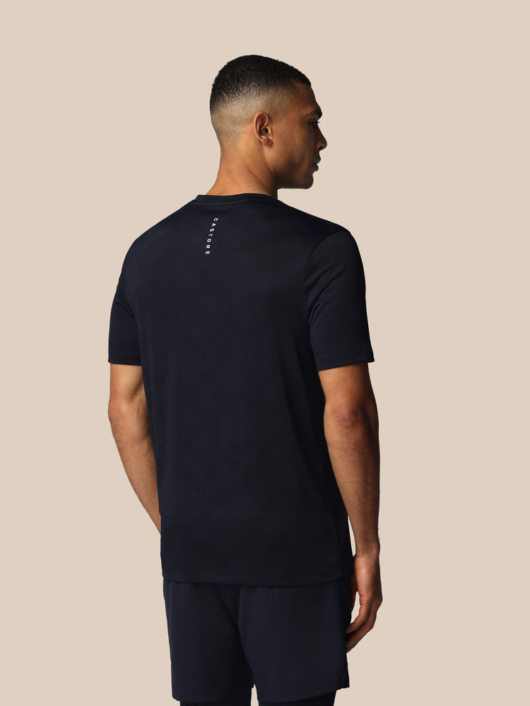 Herren Apex Engineered Kurzarm T-Shirt - Marineblau