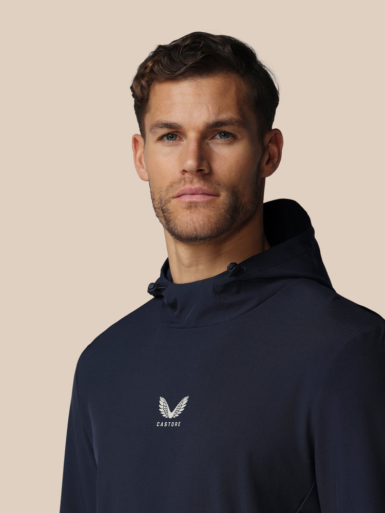 Herren Golf Performance Hoodie - Marineblau