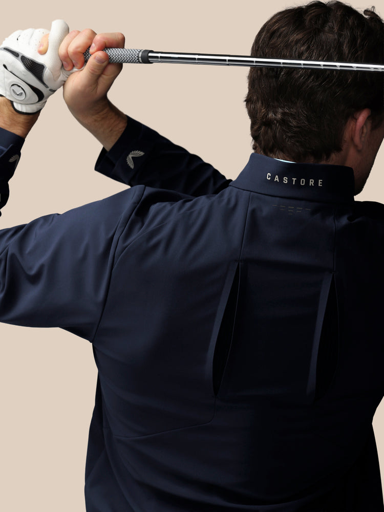 Herren Golf LVS Gewebte Jacke - Marineblau