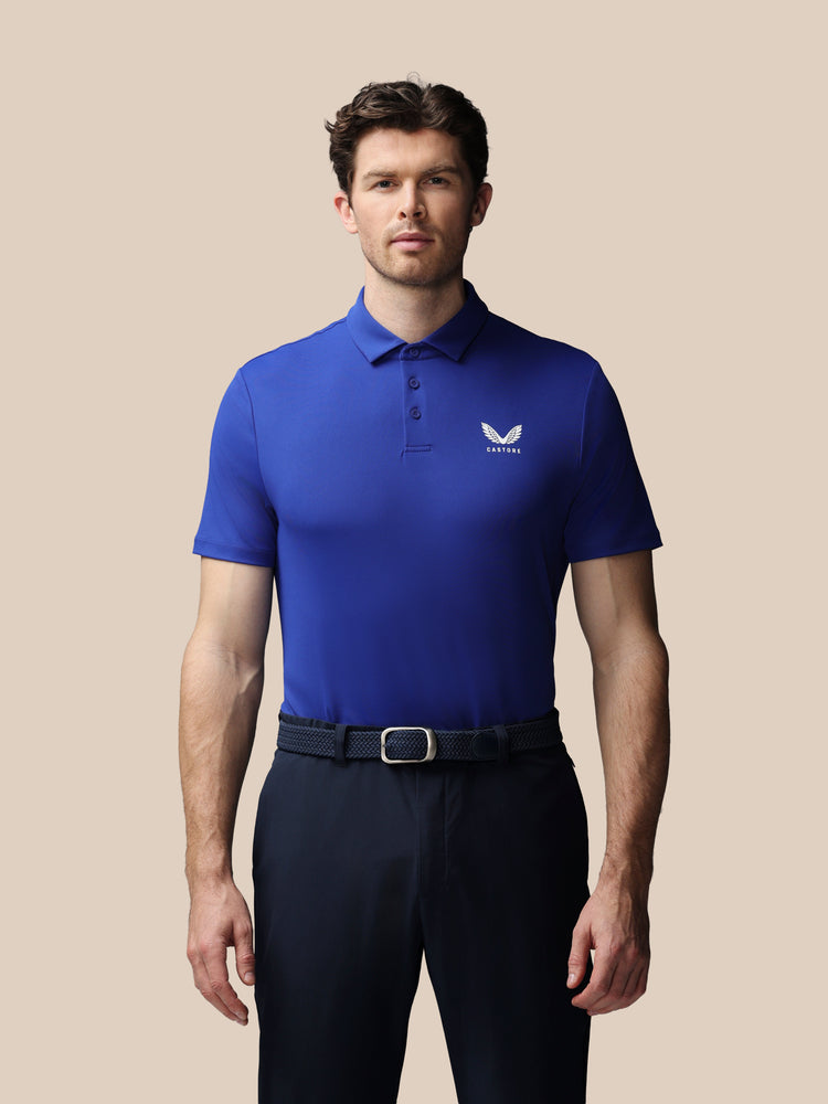 Herren Golf Essential Kurzarm Polo - Blau