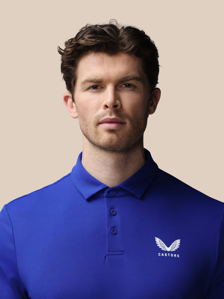 Herren Golf Essential Kurzarm Polo - Blau