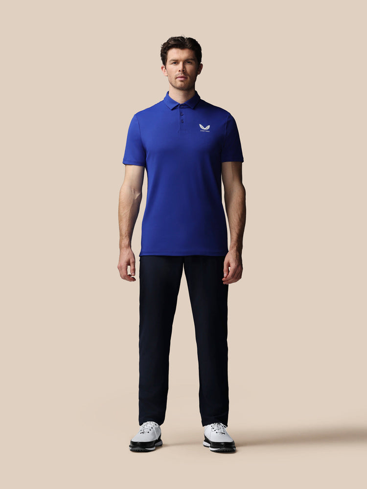 Herren Golf Essential Kurzarm Polo - Blau