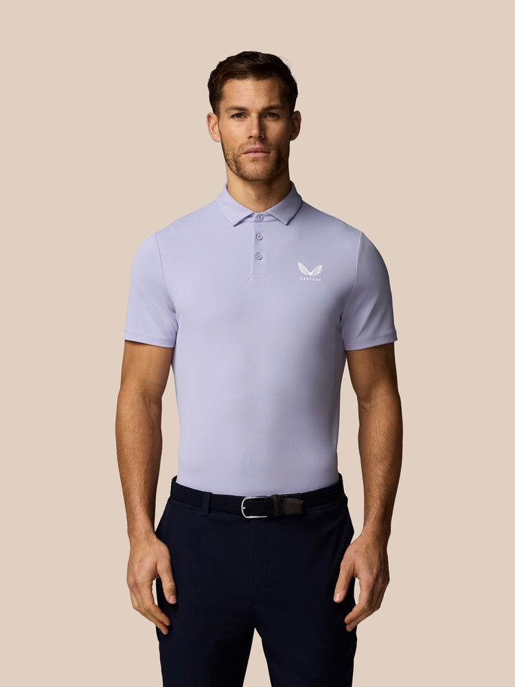 Herren Golf Essential Kurzarm Polo - Lavendel