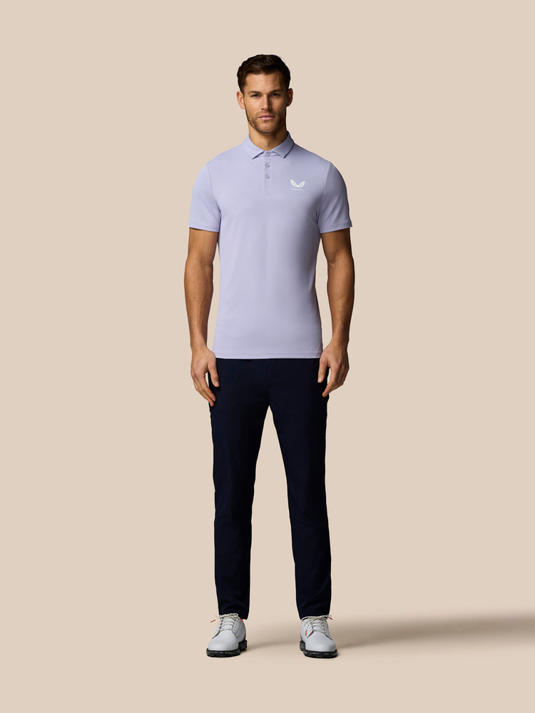 Herren Golf Essential Kurzarm Polo - Lavendel