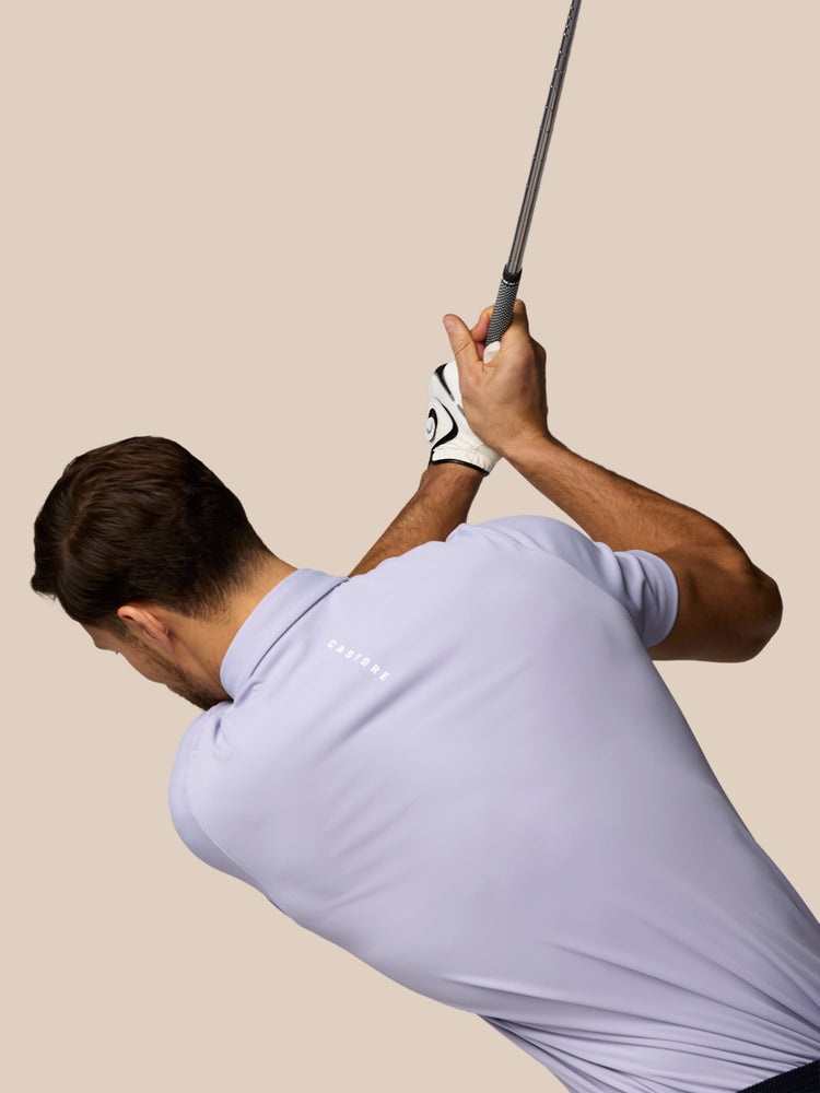 Herren Golf Essential Kurzarm Polo - Lavendel