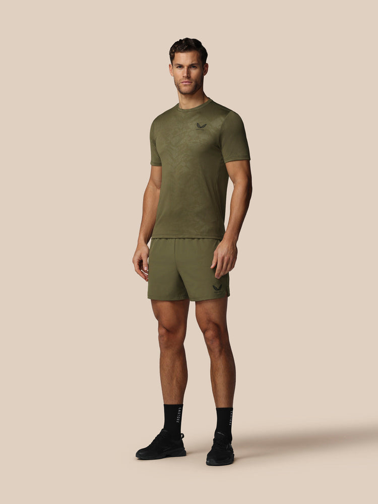 Herren Adapt Training 5'' Shorts - Ivy Grün