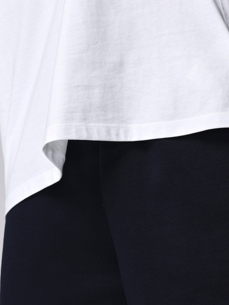Herren Adapt Cotton Kurzarm Locker Sitzendes T-Shirt - Weiß