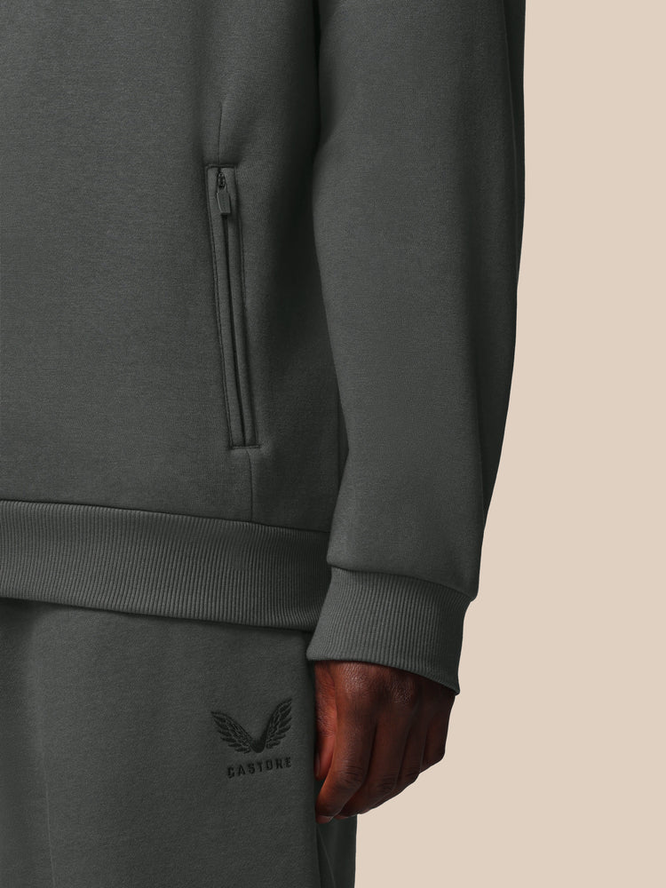Herren Adapt Cotton Fleece Langärmliges Sweatshirt - Gunmetal
