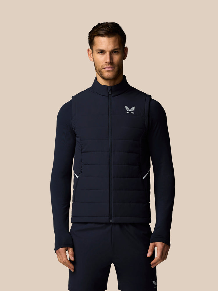 Herren Apex Training Gilet - Marineblau