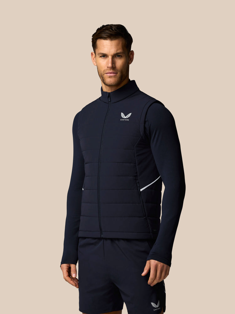 Herren Apex Training Gilet - Marineblau