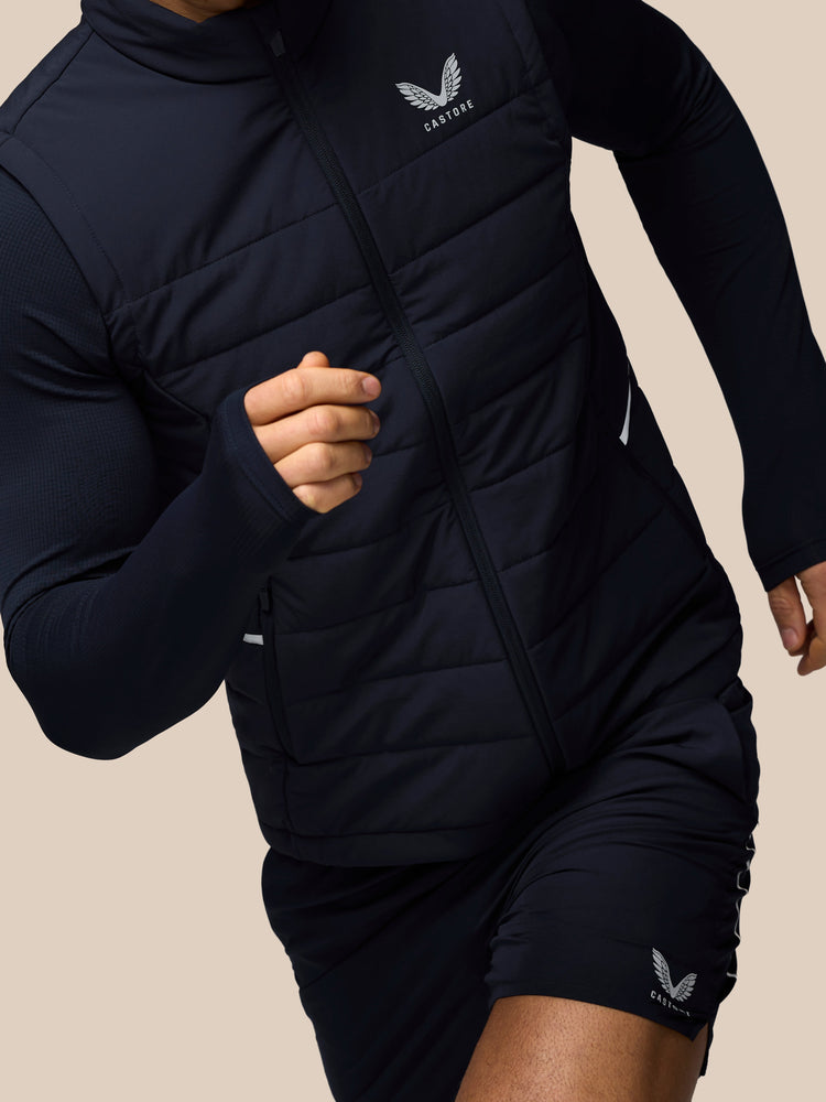 Herren Apex Training Gilet - Marineblau