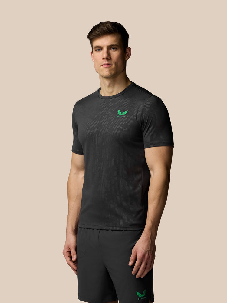 Adapt All-Over Print T-Shirt - Gunmetal