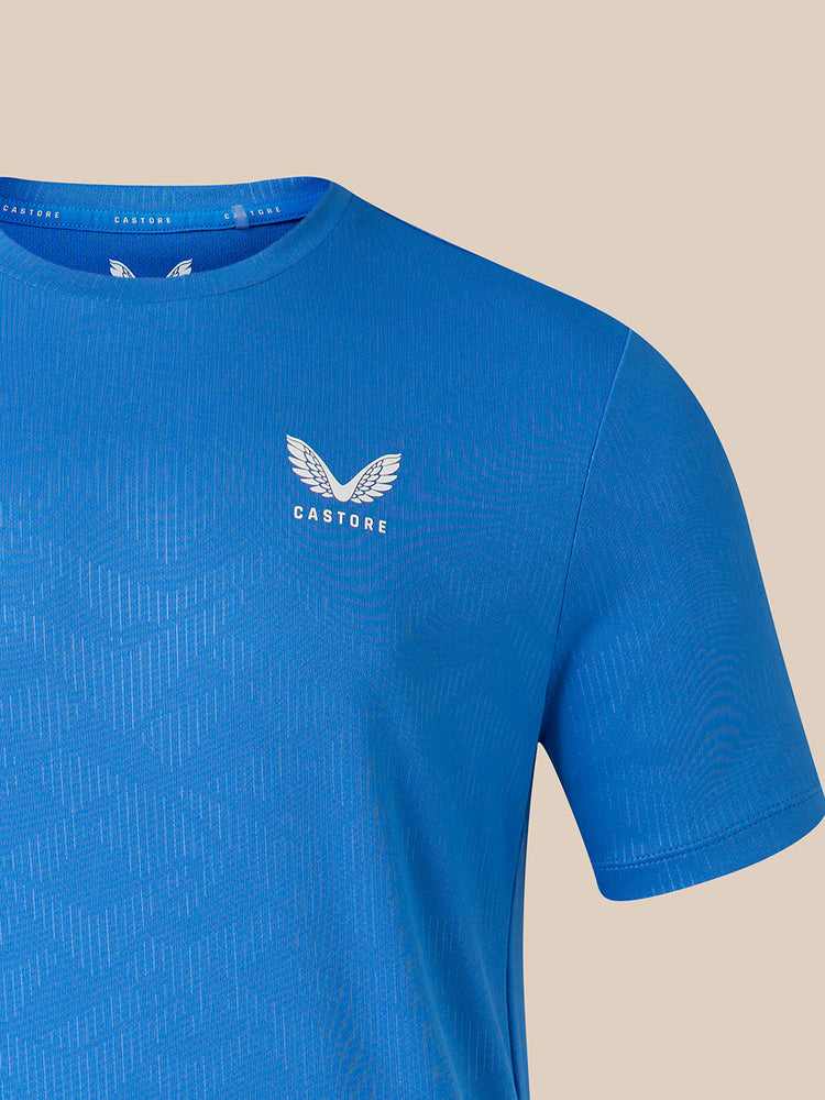 Herren Adapt T-Shirt mit Print - Blau