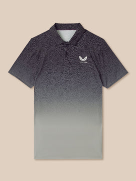 Herren Golf Map Bedrucktes Kurzarm Polo - Marineblau