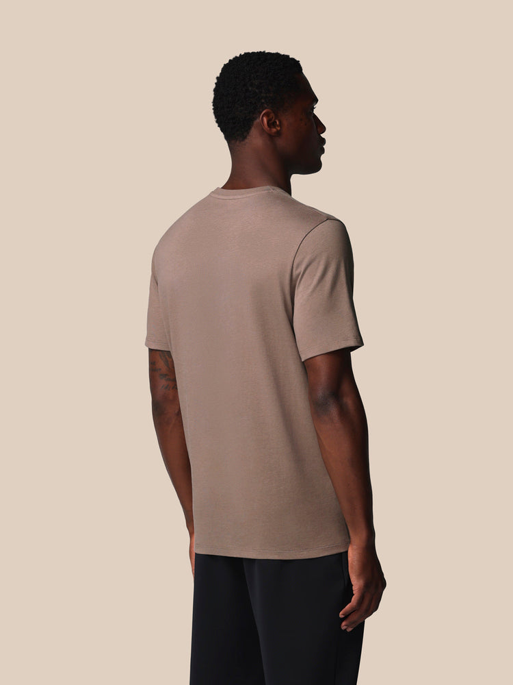 Herren Adapt Kurzarm Grafik T-Shirt - Deep Taupe