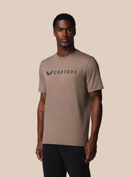 Herren Adapt Kurzarm Grafik T-Shirt - Deep Taupe