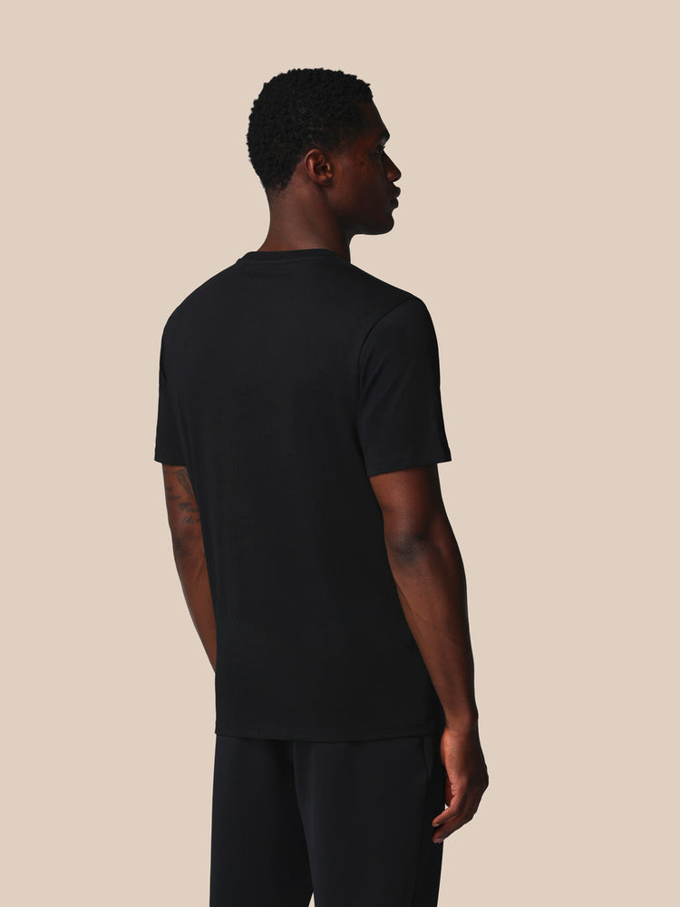 Herren Adapt Kurzarm Grafik T-Shirt - Castore Schwarz