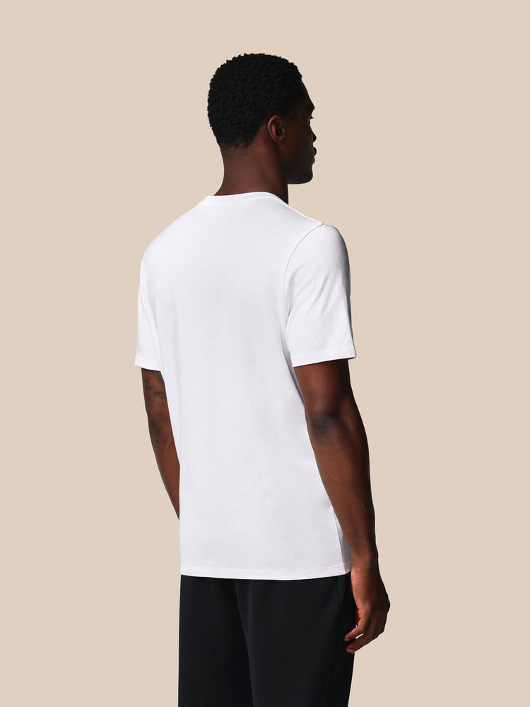 Herren Adapt Kurzarm Grafik T-Shirt - Castore Weiß