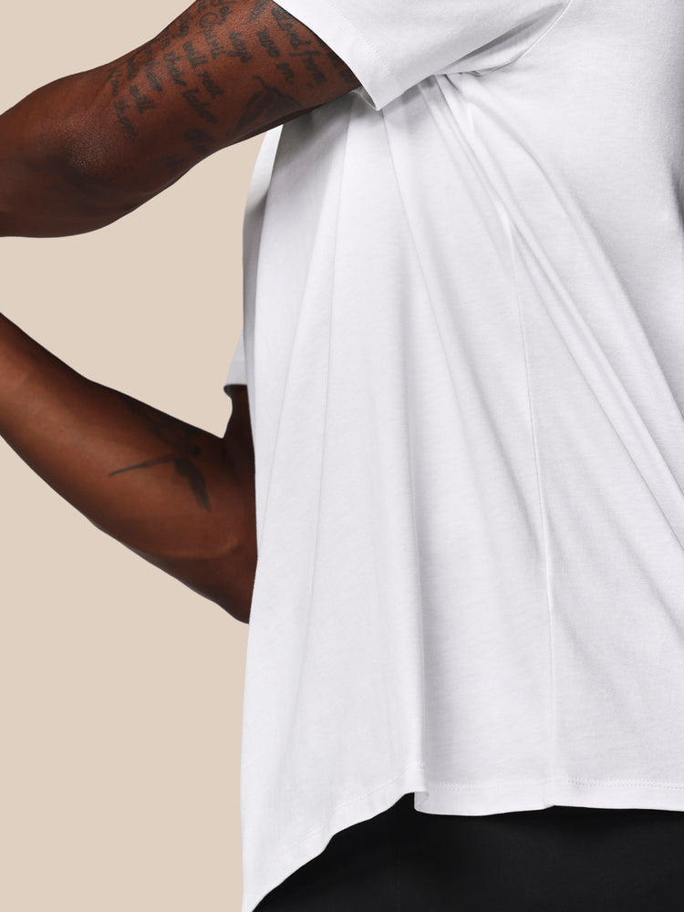 Herren Adapt Kurzarm Grafik T-Shirt - Castore Weiß