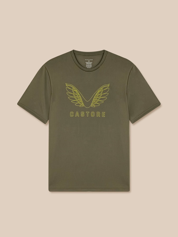 Herren Adapt Kurzarm Grafik T-Shirt - Ivy Grün