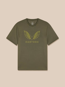 Herren Adapt Kurzarm Grafik T-Shirt - Ivy Grün