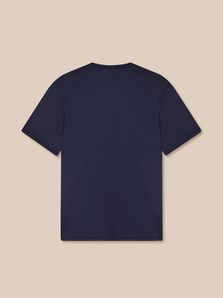 Herren Adapt Kurzarm Grafik T-Shirt - Marineblau