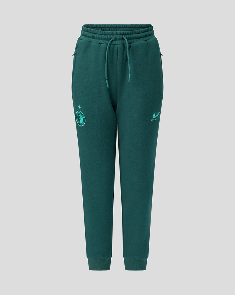 Feyenoord Travel 2026-2027 Joggers - Junior - Grün