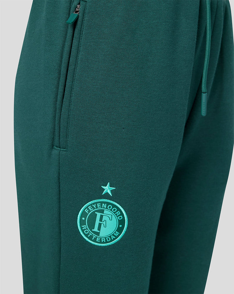 Feyenoord Travel 2026-2027 Joggers - Junior - Grün