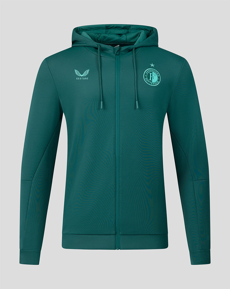 Feyenoord Travel 2026-2027 Hoodie - Herren - Grün