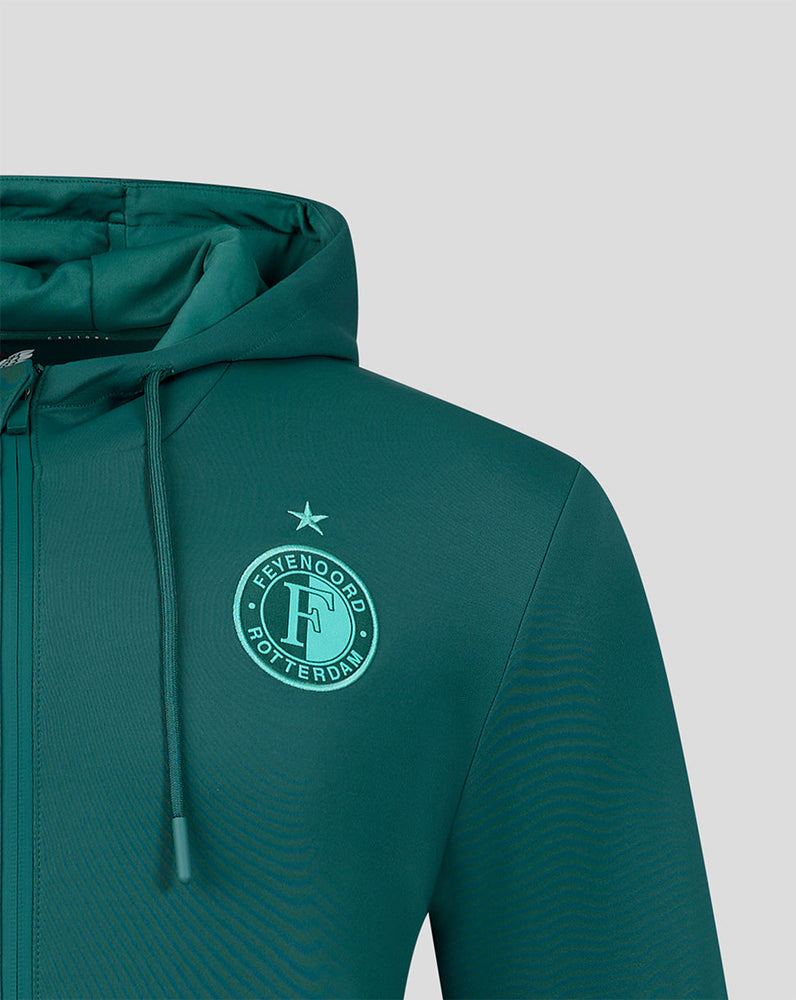 Feyenoord Travel 2026-2027 Hoodie - Herren - Grün