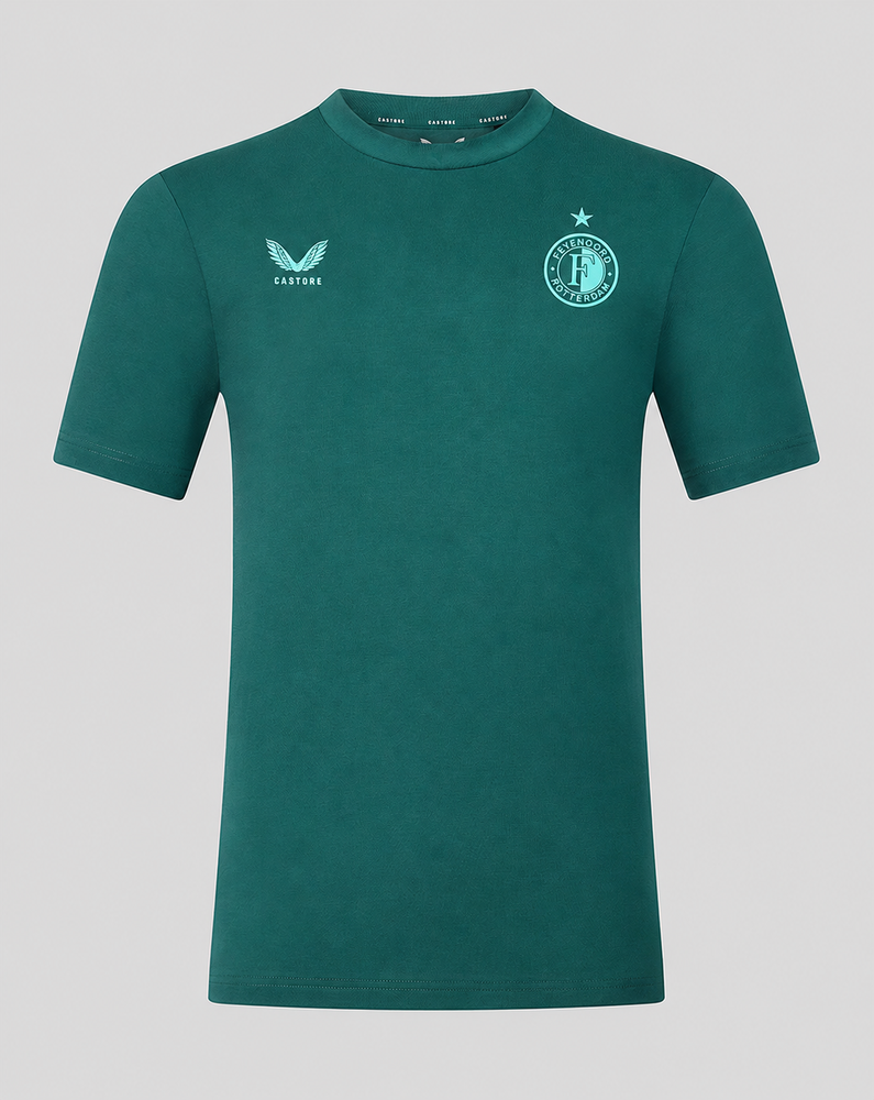 Feyenoord Travel 2026-2027 T-Shirt - Herren - Grün
