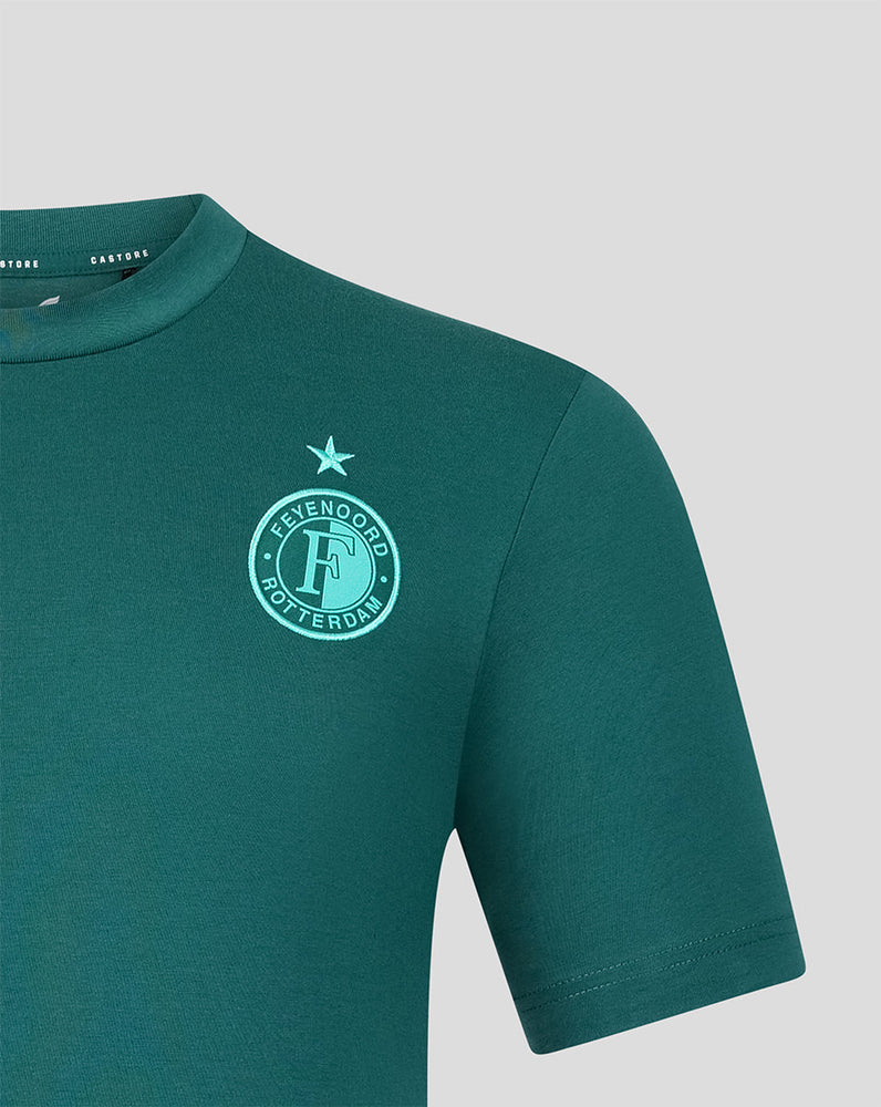 Feyenoord Travel 2026-2027 T-Shirt - Herren - Grün