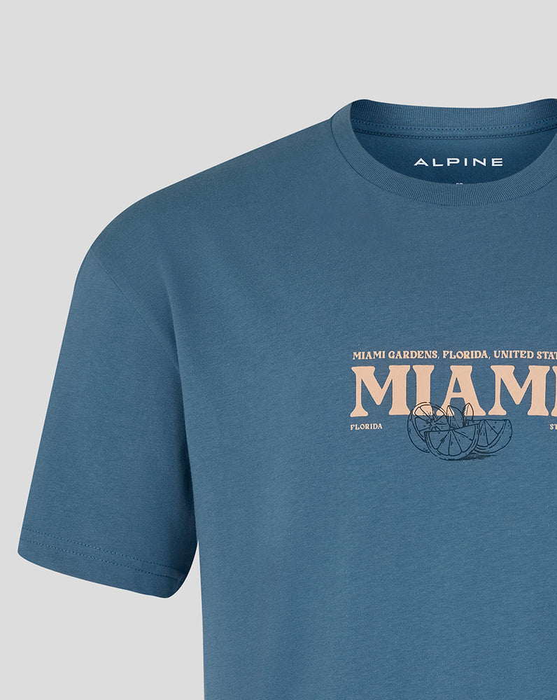 BWT Alpine Formula One Team Miami T-Shirt mit Aufdruck - Unisex