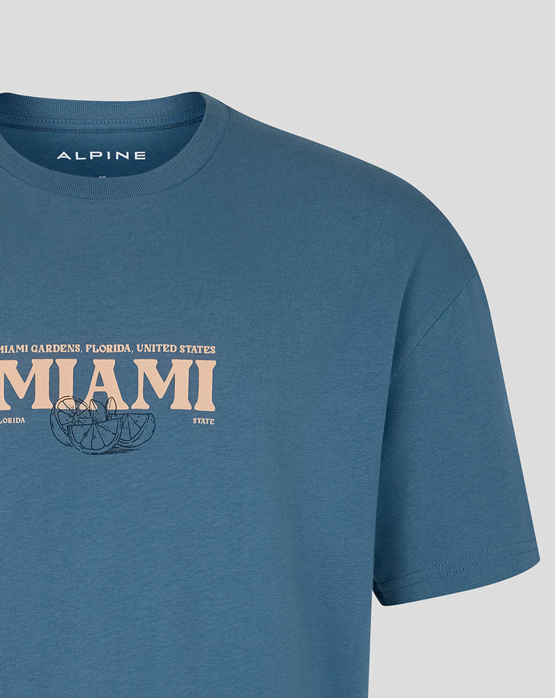 BWT Alpine Formula One Team Miami T-Shirt mit Aufdruck - Unisex