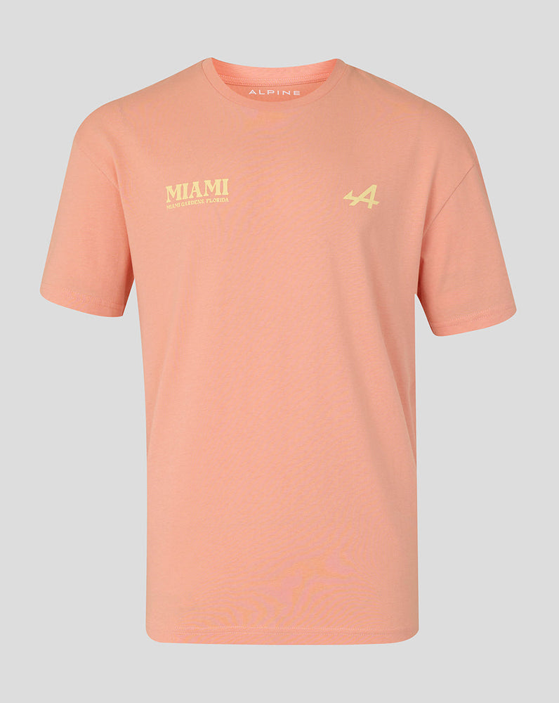 BWT Alpine Formula One Team Miami T-Shirt mit Aufdruck - Unisex