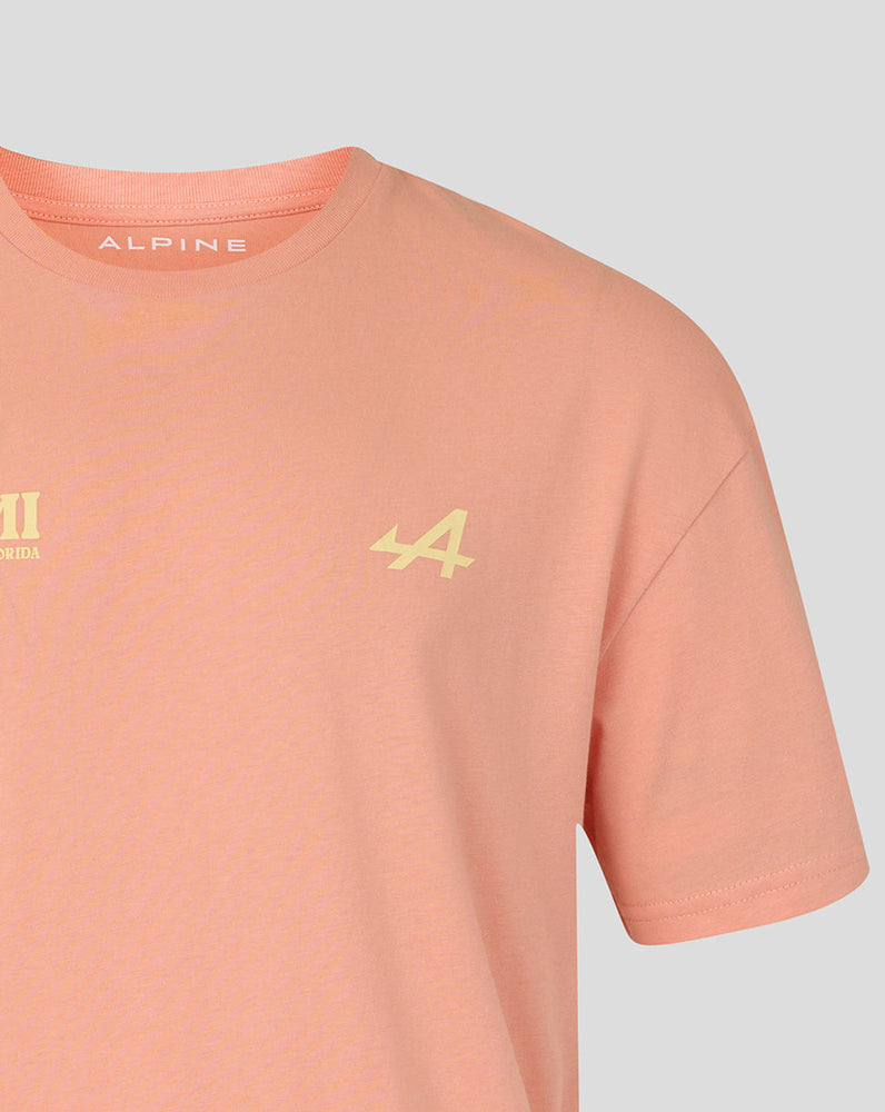 BWT Alpine Formula One Team Miami T-Shirt mit Aufdruck - Unisex