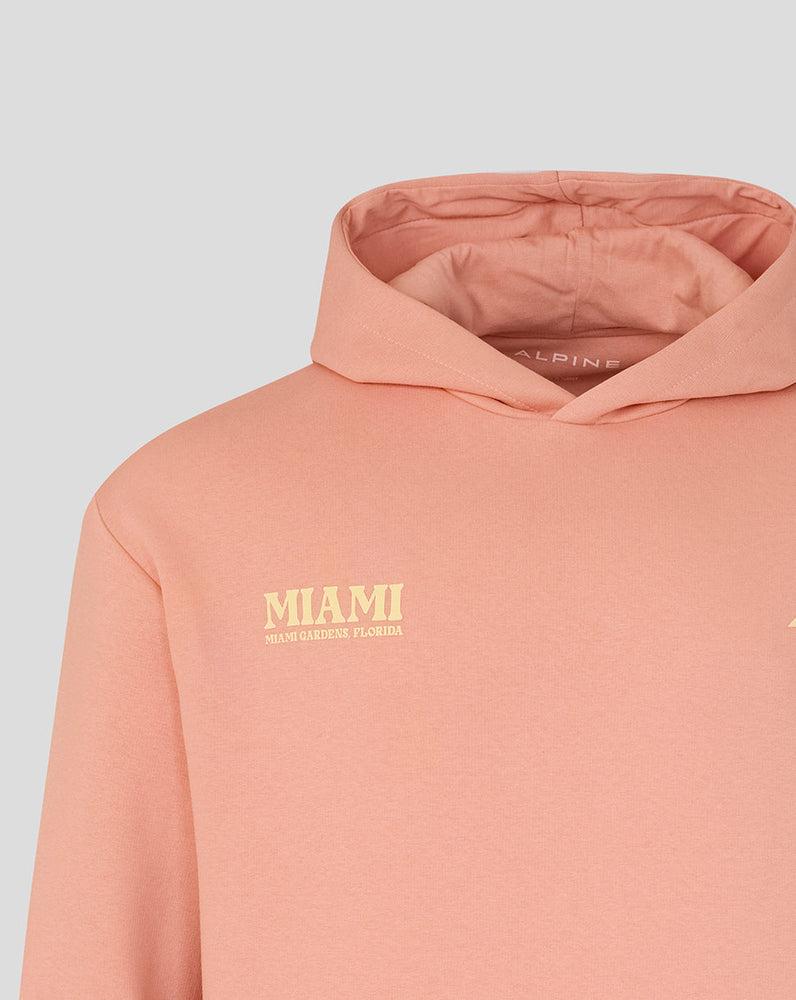 BWT Alpine Formula One Team Miami Hoodie mit Aufdruck - Unisex