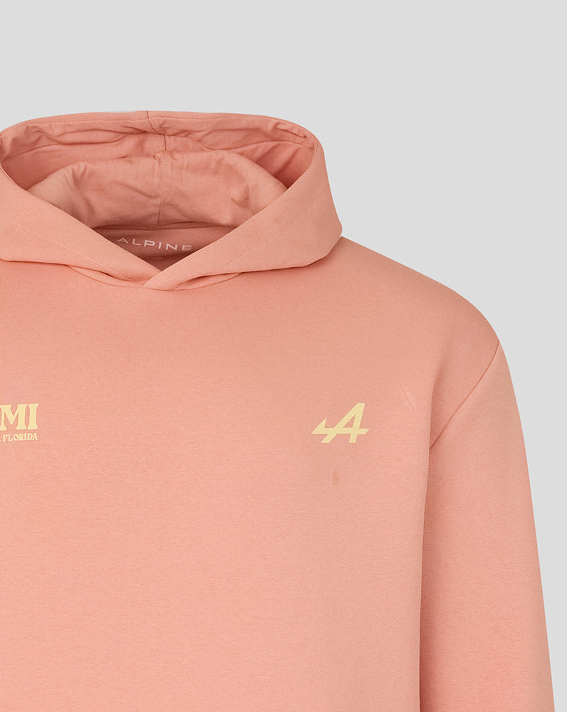 BWT Alpine Formula One Team Miami Hoodie mit Aufdruck - Unisex