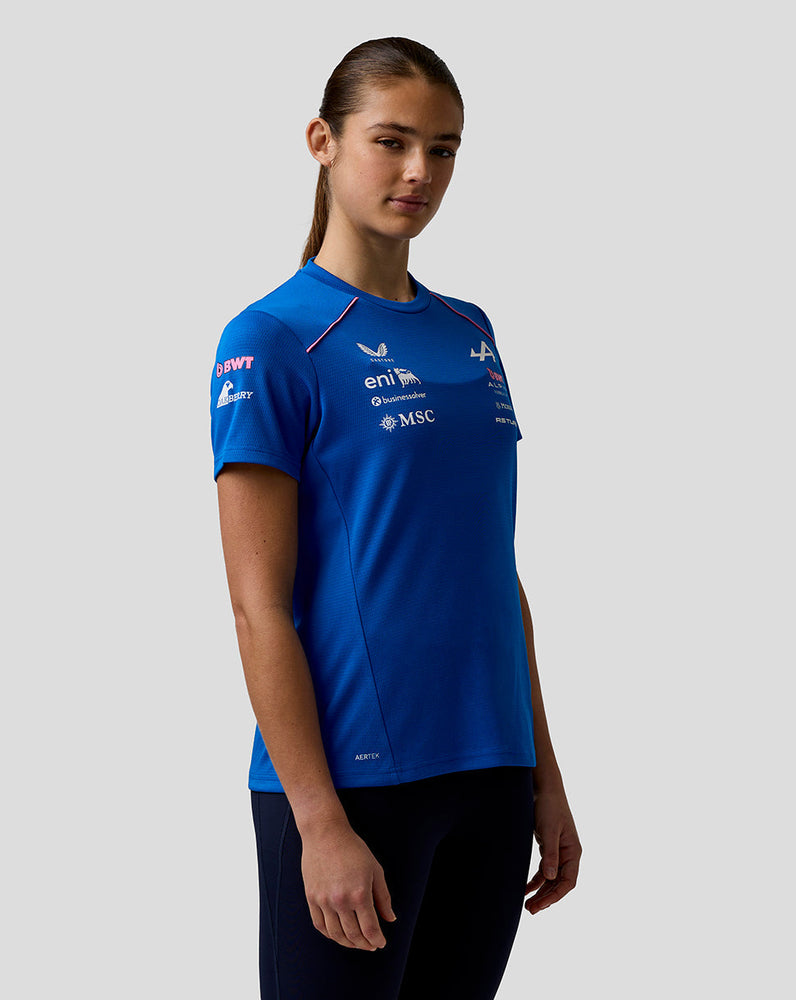 Offizielles Damen BWT Alpine Formula One Team Set Up T-Shirt